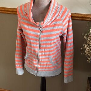 Calvin Klein Orange and Gray Performance Top